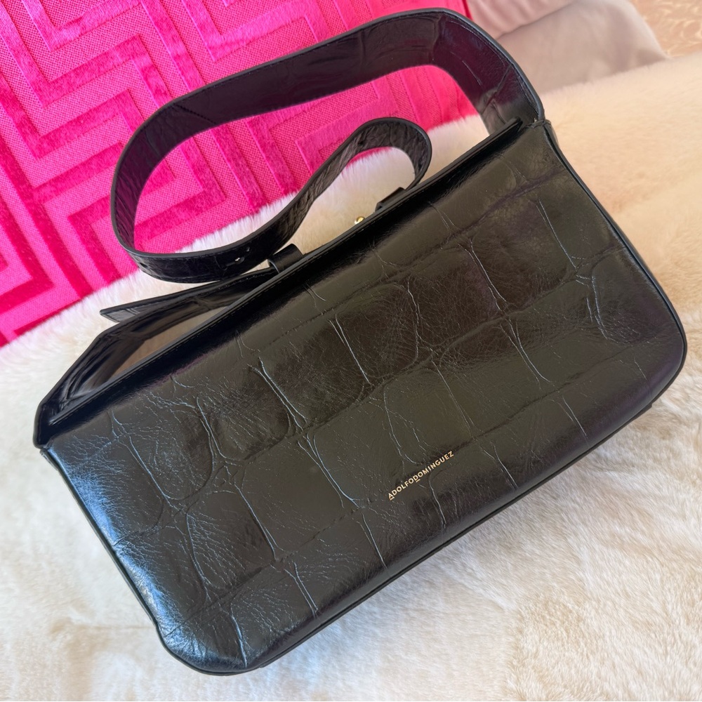 Adolfo Dominguez Cream Crossbody Bag - Picture 9 of 13